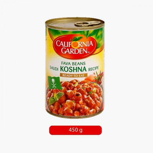 CALIFORNIA GARDEN FAVA BEANS SAUDI 450GM فول مدمس ح/ كاليفورنيا 450جرام