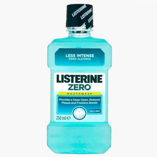 LISTERINE ZERO MOUTHWASH 250ML 0