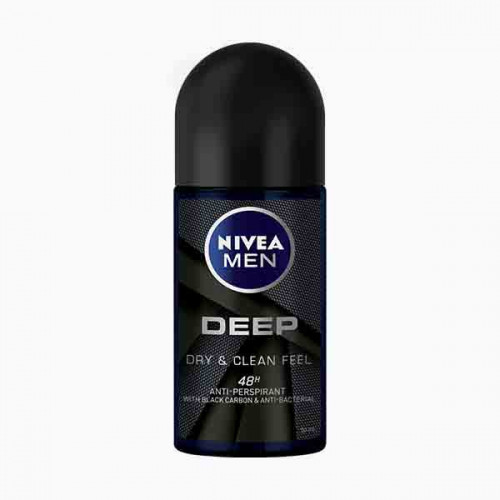 NIVEA MEN DEO DEEP ROLL ON 200 ML نيفيا مزيل العرق  ديب امباكت 200 مل 