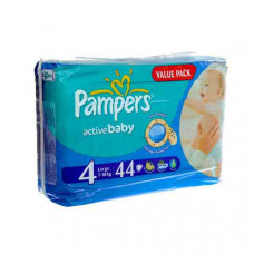 PAMPERS SAF S4 44 VP MAXI 4'S بامبرز حفاضات الاطفال ماكسي حجم4/  44 حبة 