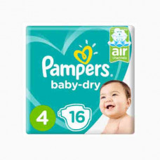 PAMPERS M5P S4 16 CP MAXI بامبرز حفاضات الاطفال ماكسي حجم 4 16 حبة 