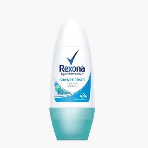 REXONA DEO ROLL ON SHOWER CLEAN 50 ML ريكسونا ضد التعرق 50ملي