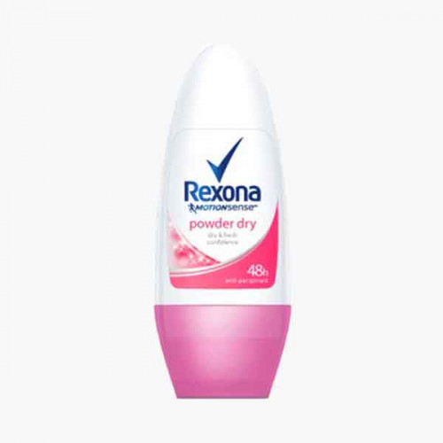 REXONA AP ROLL ON POWDER 50 ML مزيل العرق بالكرة دوارة  باودر50ملي