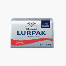 LURPAK BUTTER UNSALTED 400GM زبدة لورباك 400جرام