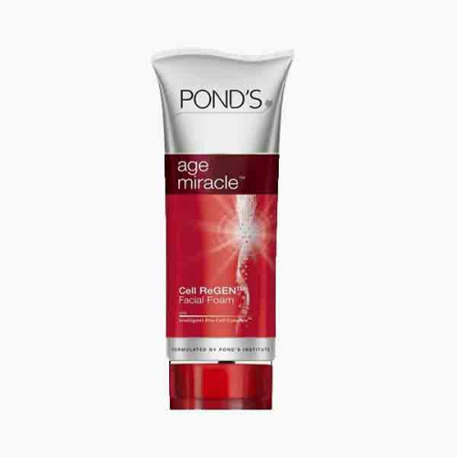 PONDS AM AR CELL REGEN FACL FOAM 100GM بونز كريم  ايج مركل 100 غم 