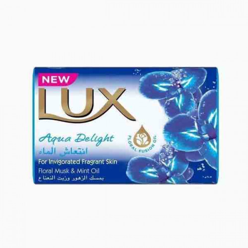 LUX BAR AQUA SPARKLE FLOWERBOMB 120GM صابون لوكس انتعاش الماء 120جرام