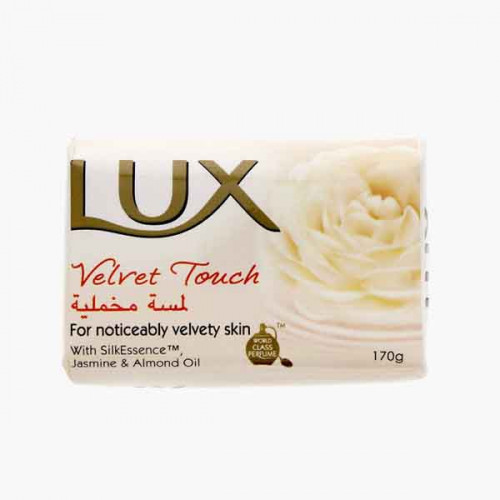 LUX BAR VELVET TOUCH FLOWERBOMB 170GM صابون لوكس ملمس كالحرير 170جرام