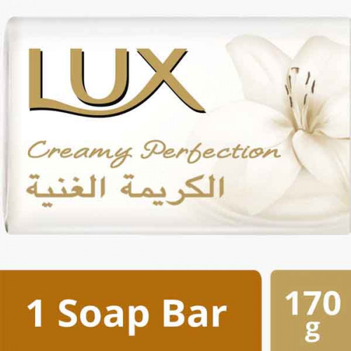 LUX BAR CREAMY PERFECT FLOWERBOMB 170GM صابون لوكس 170جرام