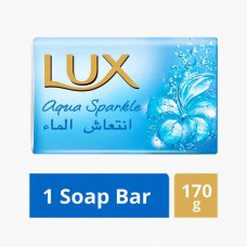 LUX BAR AQUA SPARKLE FLOWERBOMB 170GM صابون لوكس 170 الكريمة الغنية جرام