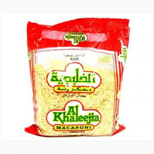 AL KHALEEJIA MACARONI RICE #825 400GM معكرونة ارز الخليجية#825  400جرام