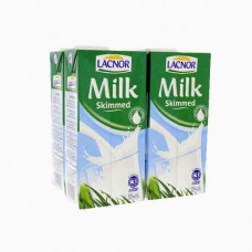 LACNOR SKIMMED MILK 4X1LTR حليب لاكنور 4×1لتر