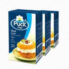 PUCK THICK CREAM 3X250ML بوك كريمه سميكه 250 جرام*3