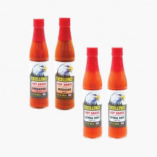 EXCELLENCE HOT SAUCE ASSTD 4X3OZ شطه حاره  اكسلنش