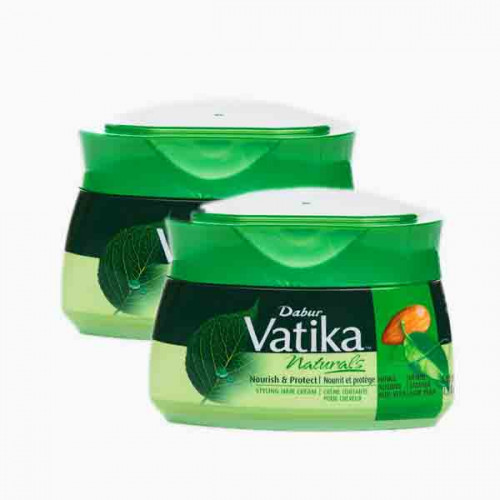 DABUR VATIKA A/D HAIR CREAM 2X140 ML ASSTD دابر فاتكا كريم الشعر 2*140ملي 