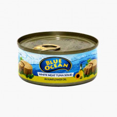 BLUE OCEAN TUNA FISH SOLID SUNFL OIL3X160 GM OFFER سمك تونا زيت س/ف بلو اوشين 3×160جرام