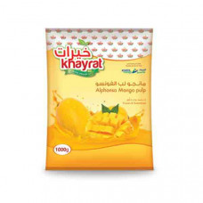 KHAYRAT FROZEN MANGO PULP (ALPHONSO)  1KG مانجو لب خيرات 1ك