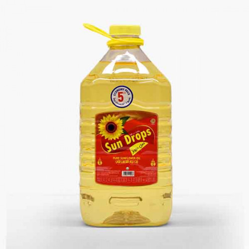 SUNDROP SUNFLOWER OIL 5LTR زيت دوارالشمس سندروف 5لتر