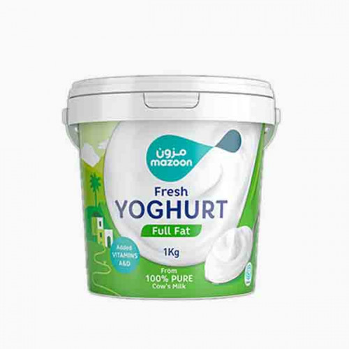 MAZOON YOGHURT FULL FAT 1KG مزون روب كامل الدسم 1 كج