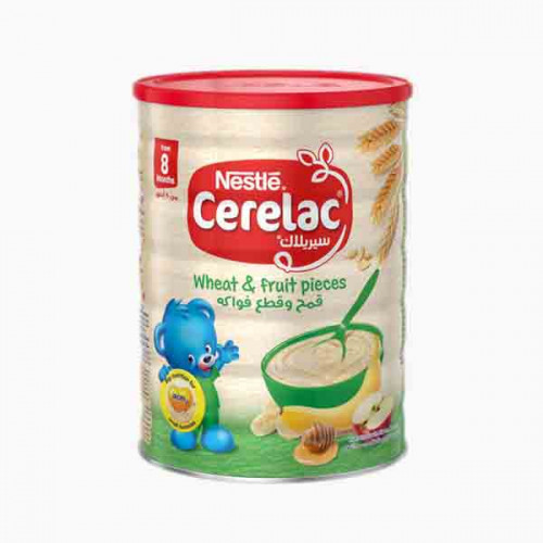 NESTLE CERLAC BL CARE WHEAT FRUIT PCS 400GM سيريلاك قمح فواكه 