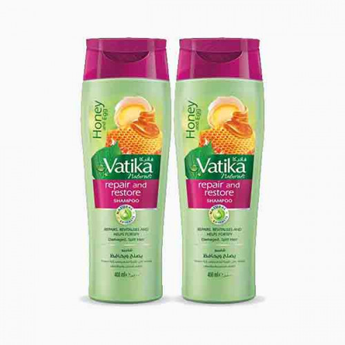 DABUR VATIKA SHAMPOO NRS& PROTECT 2X400 ML 0