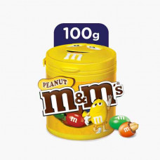 M&M PEANUT CANISTER 100GM فول سوداني  يم&يم 100جرام