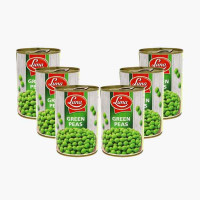 LUNA GREEN PEAS 6X400 GM OFFER بازيلاء خضراء لونا ..