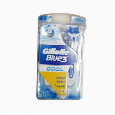 GILLETTE BLUE 3 COOL DISPOSABLE 6'S شفرات جيليت الاستعمال مرة واحدة 6