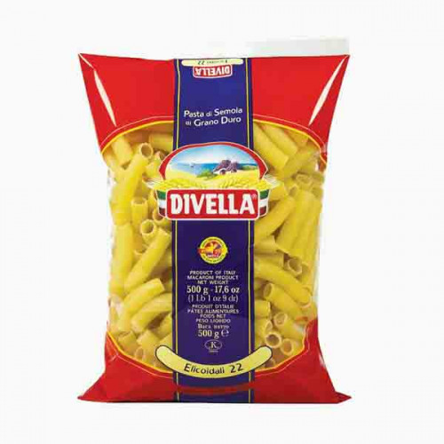 DIVELLA PASTA ELICOIDALI #22 500GM معكرونة ديوالا 500جرام