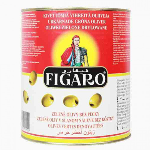 FIGARO PLAIN OLIVES GREEN 5KG زيتون اخضر فيجارو 5كجم