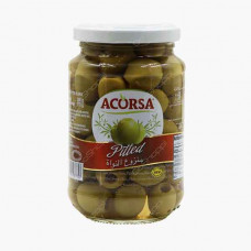 ACORSA OLIVES GREEN PLAIN 575 GM زيتون اخضر اكورزا 575جرام