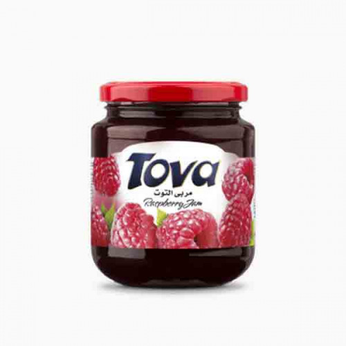 TOVA JAM RASPBERRY 450GM مربي توت تووا 450جرام