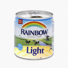 RAINBOW EVAPORATED MILK LIGHT 170GM حليب ابوقوس170جرام