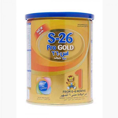 S-26 GOLD STAGE-1 WITH BIO FACTORS 400GM جولد المرحلة-1س26- 400 جرام