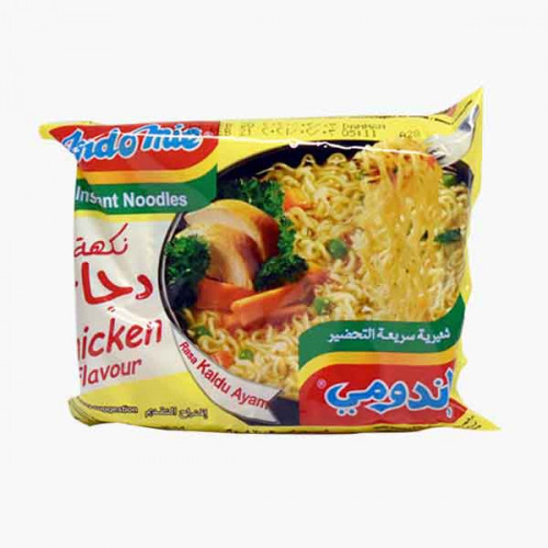 INDOMIE NOODLES CHICKEN FLAVOR 75GM نودلز نكهة دجاج اندومي 75جرام