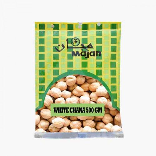 MAJAN WHITE CHANA 14MM 500GM عدس ابيض مجان 14م م 500جرام