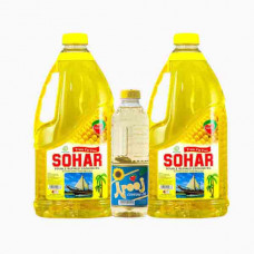 SOHAR VEGETABLE OIL PET 2X1.8LTR +2X500MLPROMO زيت خضروات صحار2×1.8لتر