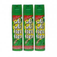 FLEE-FLEA CRAWLING INSECT KILLER (GREEN) 400ML 2+1 FREE 0