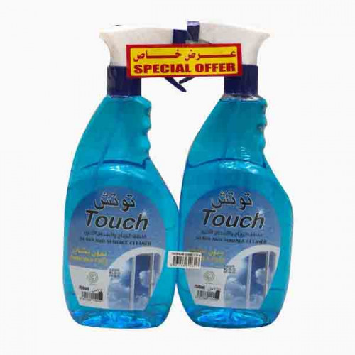 TOUCH GLASS CLEANER TWIN PACK 2X750ML 0