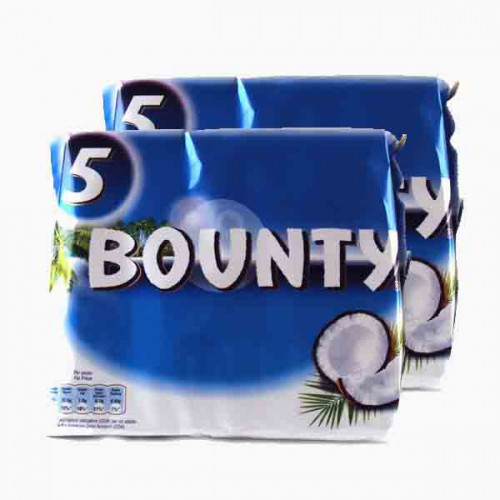 BOUNTY 5 PACK 2X285GM OFFER بوندي 5 كيس 2×285جرام عرض