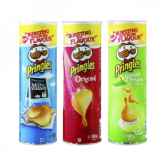 PRINGLES 3X165 15% ASSTDبرينجلز3×165متنوع