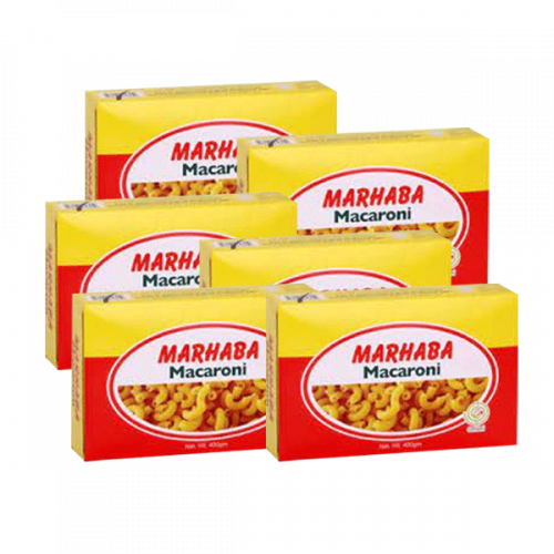 MARHABA MACARONI 5X400 GMمعكرونة مرحبا 5*400جرام