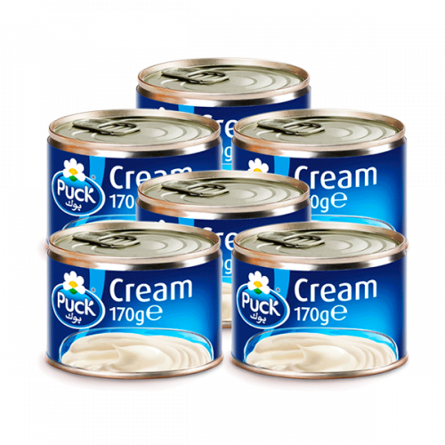 PUCK STERILIZED CREAM VP 6X160GM