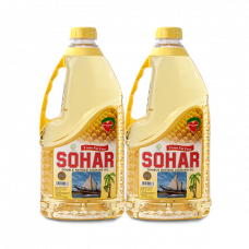 SOHAR VEGETABLE OIL PET 2X1.5LTR +750ML